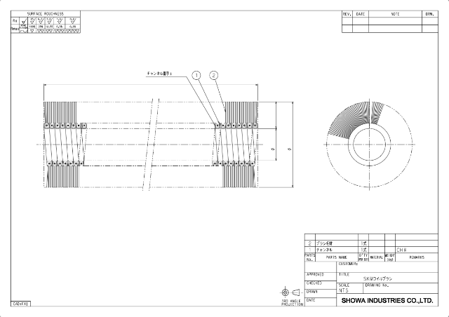 SK Type Coil Brushes/Ring Brushes